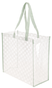 Rantalaukku läpinäkyvä, vihreä 