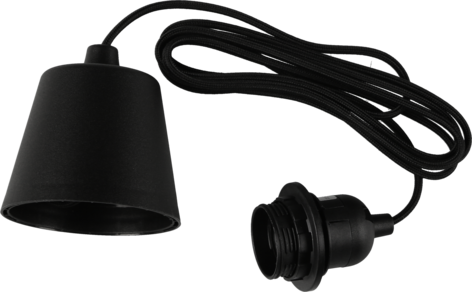 Lampunpidike E27 johto ja kattokupu