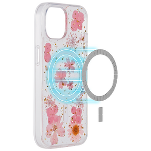 Anmiki mobildeksel Flower for iPhone 17e / 16e / 15 / 14 / 13