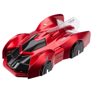Fjernstyrt bil for vegg og tak med fjernkontroll, rød