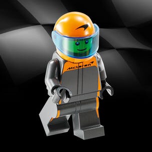 LEGO Speed Champions 2023 McLaren Formula 1 -kilpa-auto 76919, yli 9-vuotiaille