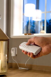 Extra mottagare/fjärrströmbrytare