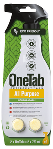 Rengöringsmedel OneTab allrengöring, 2-pack