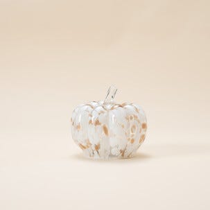 Kurpitsavalaisin lasia, paristokäyttöinen, 14 cm