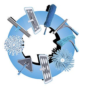 Multimopp/badrumsmopp Smart Microfiber