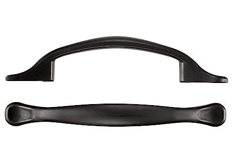 Handtag, svartlackerat