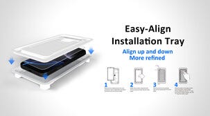 Skjermbeskytter til iPhone 6 / 6S / 7 / 8 / SE 2020, Tempered Glass