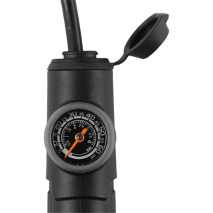 Cykelpump med 4 adaptrar och tryckmätare