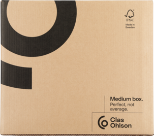 Flyttlåda med handtag, medium 51 x 30,5 x 44,5 cm, 5-pack