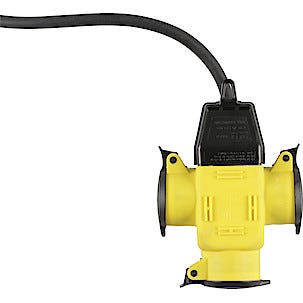 Grenuttag utomhus, 3-vägs med 5 m kabel