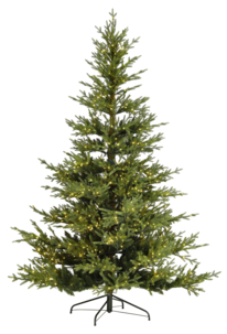 Aidon näköinen joulukuusi 210 cm, mikro-LED-valot ja ajastin