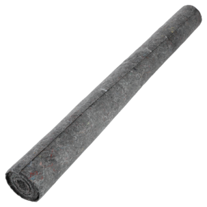 Golvskyddsmatta fleece, plastad baksida, 1 x 10 m