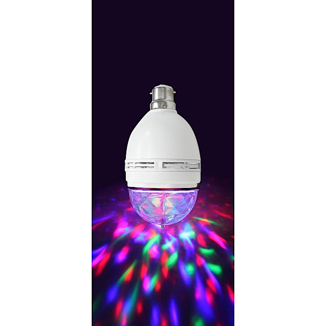 LED Disco Light Bulb Clas Ohlson