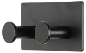 Självhäftande krok, svart