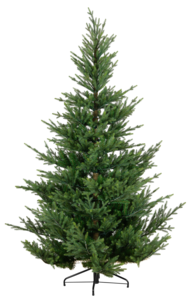 Julgran Lillehammer 210 cm, dimbar LED-belysning, timer