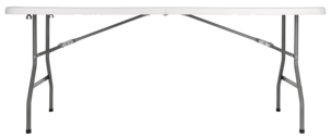 Sammenleggbart bord utendørs, 180 x 73 cm