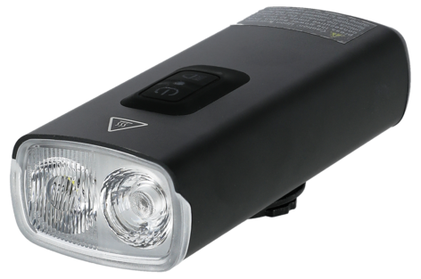 Laddningsbar cykellampa fram, 2600 lumen, Asaklitt