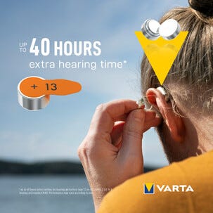 Varta HAB 13 hörapparatsbatteri 1,4 V, 8-pack