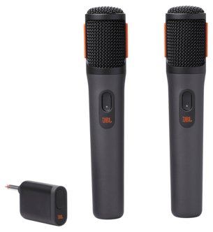 JBL oppladbar trådløs mikrofon for PartyBox, 2-pakning