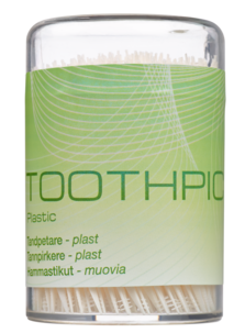 Tandpetare i plast, 300-pack