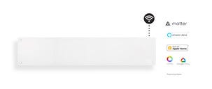 Mill Glass Smart WiFi Sähköpatteri Gen. 4, valkoinen, 1050 W