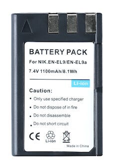 Batteri EN-EL9 för Nikon
