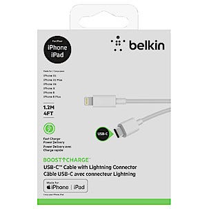 Latauskaapeli Lightning Boost Charge USB-C Belkin