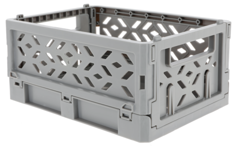 Sammenleggbar boks av resirkulert plast, XS 16,5 x 12 x 8 cm