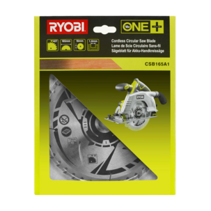 Ryobi sagblad CSB165A1 hardmetall 165 mm 40T 16 mm