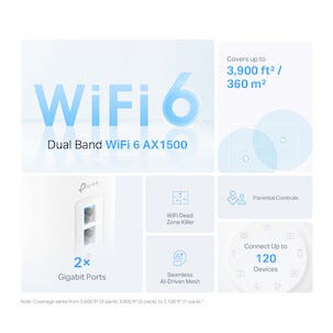 TP-Link Deco X10 WiFi 6 AX1500 Mesh Reititin