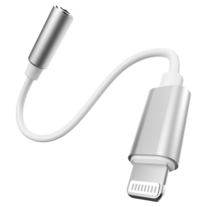 Lightning- til 3,5 mm-adapter, hodetelefoner iPhone