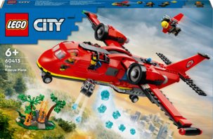 LEGO City Palokunnan pelastuslentokone 60413, yli 6-vuotiaille