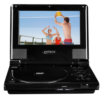 7" Portabel DVD/MPEG4-spelare widescreen