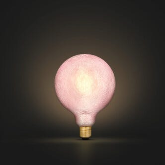 Dimbar globlampa LED E27 krakelerad 125 mm