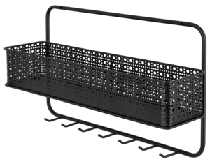 Seinähylly, jossa koukkuja 