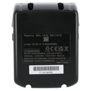 Batteri slide-in till Hitachi elverktyg 14,4 V 3,0 Ah Li-Ion