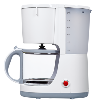 Enkel kaffebryggare med en knapp