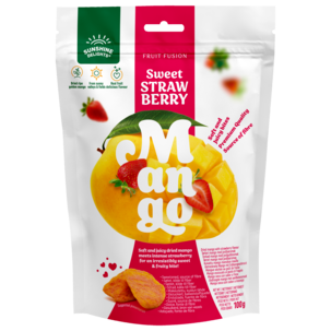 Sunshine Delights torkad mango, 100 g