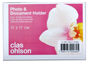 Foto- & dokumenthållare