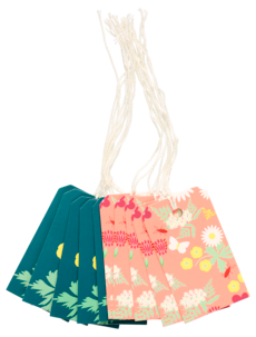 Hängetiketter Blomster 10-pack
