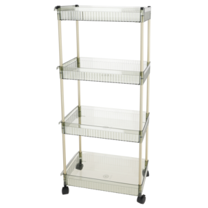 Säilytysvaunu 4 laatikkoa, vihreä/kulta