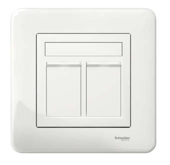 Nätverksuttag Schneider Exxact