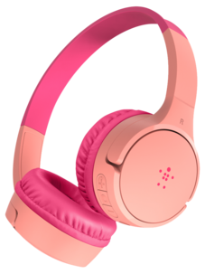 Belkin Soundform Mini trådløse trådløse hodetelefoner for barn, USB-C