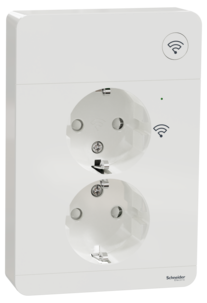 Wiser Exxact Zigbee 2-vägsuttag 16A, Schneider Electric
