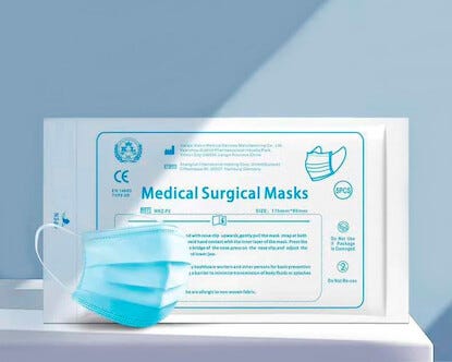 Kelun Medical Surgical munnbind type IIR, 5-pakning