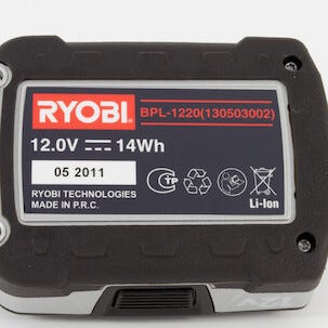 Batteri Ryobi BPL-1220 12 V/1,2 Ah LI