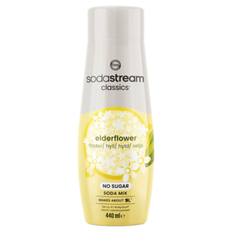 SodaStream Elderflower No Sugar, 440 ml