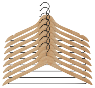 Trägalgar med metallpinne, 8-pack