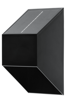 Ulkoseinävalaisin aurinkokennovalaisin, alas