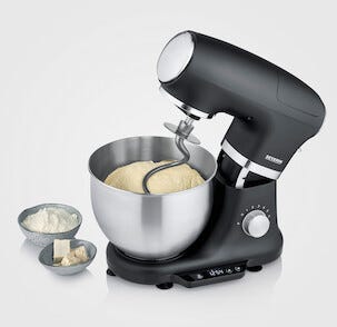 Severin kjøkkenmaskin med vekt 5,5 liter, KM 3898